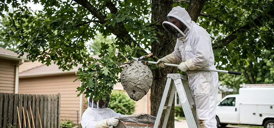 Wasp Nest in Tree Removal Eugene